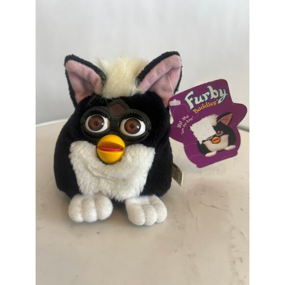 FURBY BUDDIES BEAN BAG PLUSH NON TALKING VERSION TOY VINTAGE 1999 NWT - Picture 1 of 9